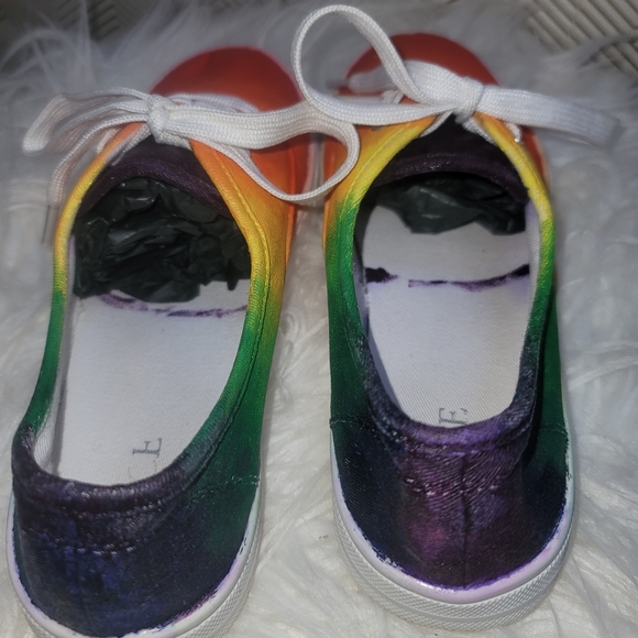 Painted Rainbow gradient sneakers - Picture 6 of 8